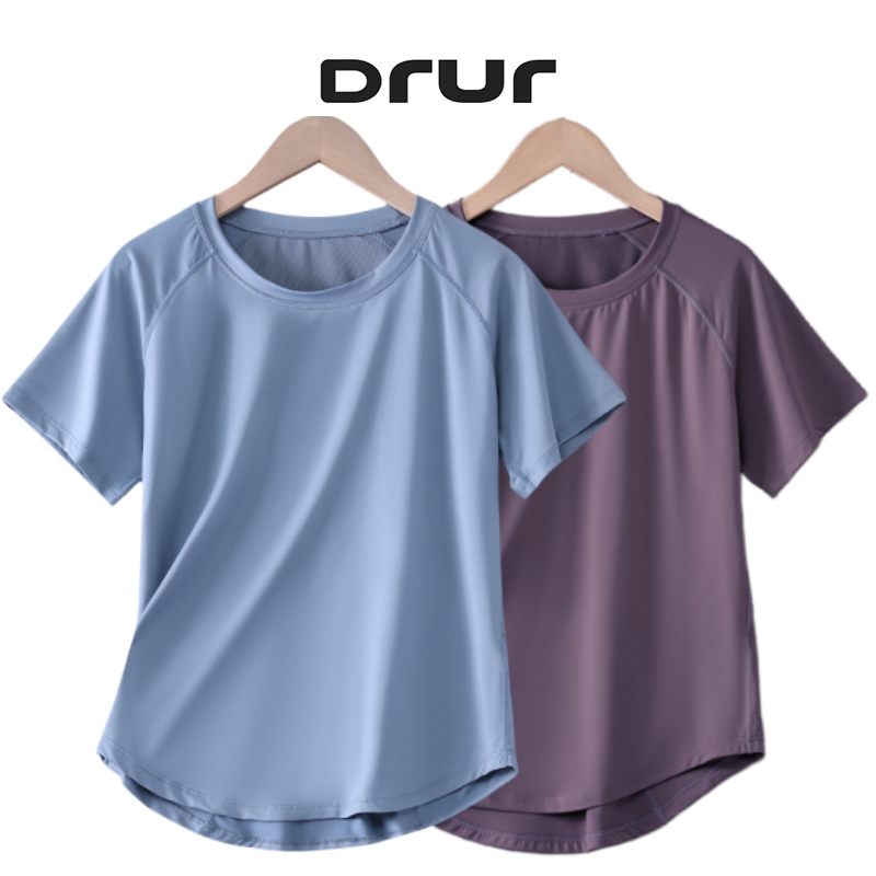 Women'S Fashion Sweatshirts - DRUR femmes sport T-shirt à manches