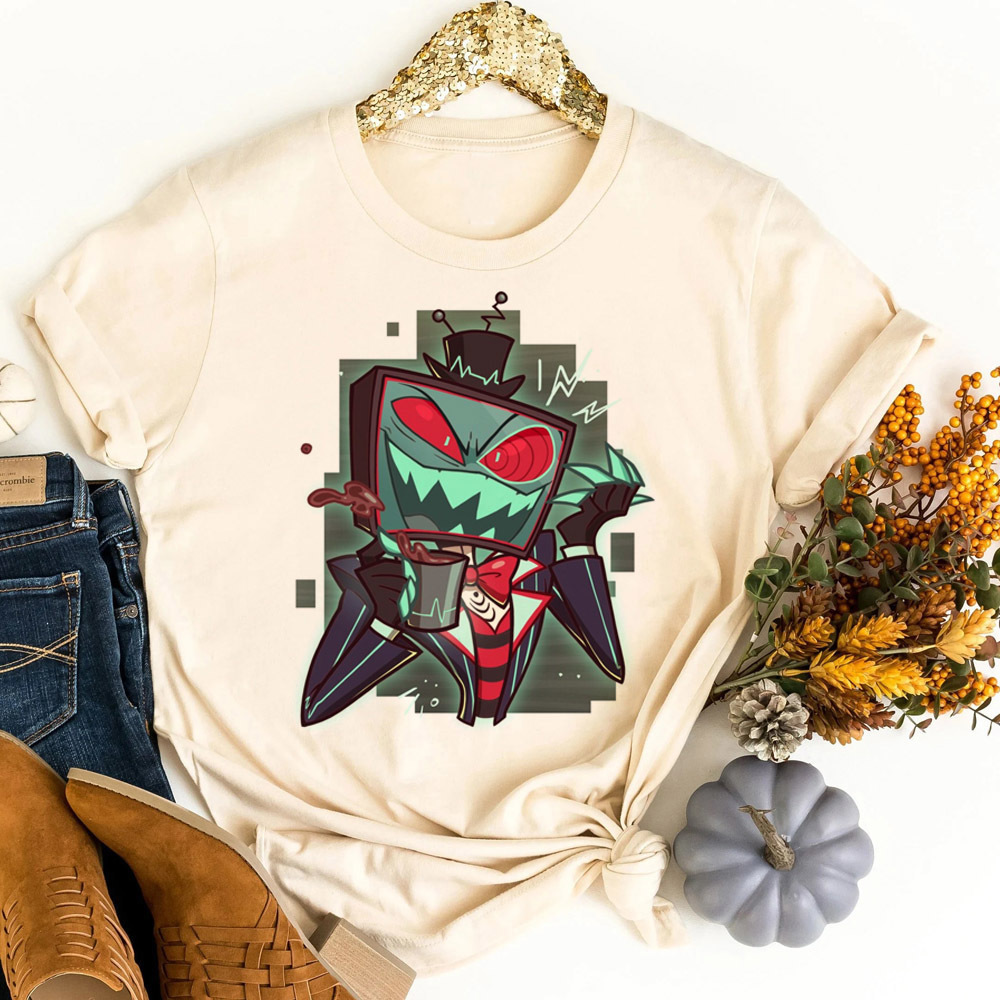 Women'S Fashion In The 80S - T-shirt Hazbin Hotel shoujo, mode coréenne,
