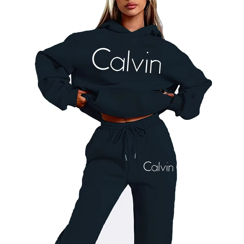 Women'S Fashion Sweatshirts - Ensemble de survêtement unisexe à imprimé