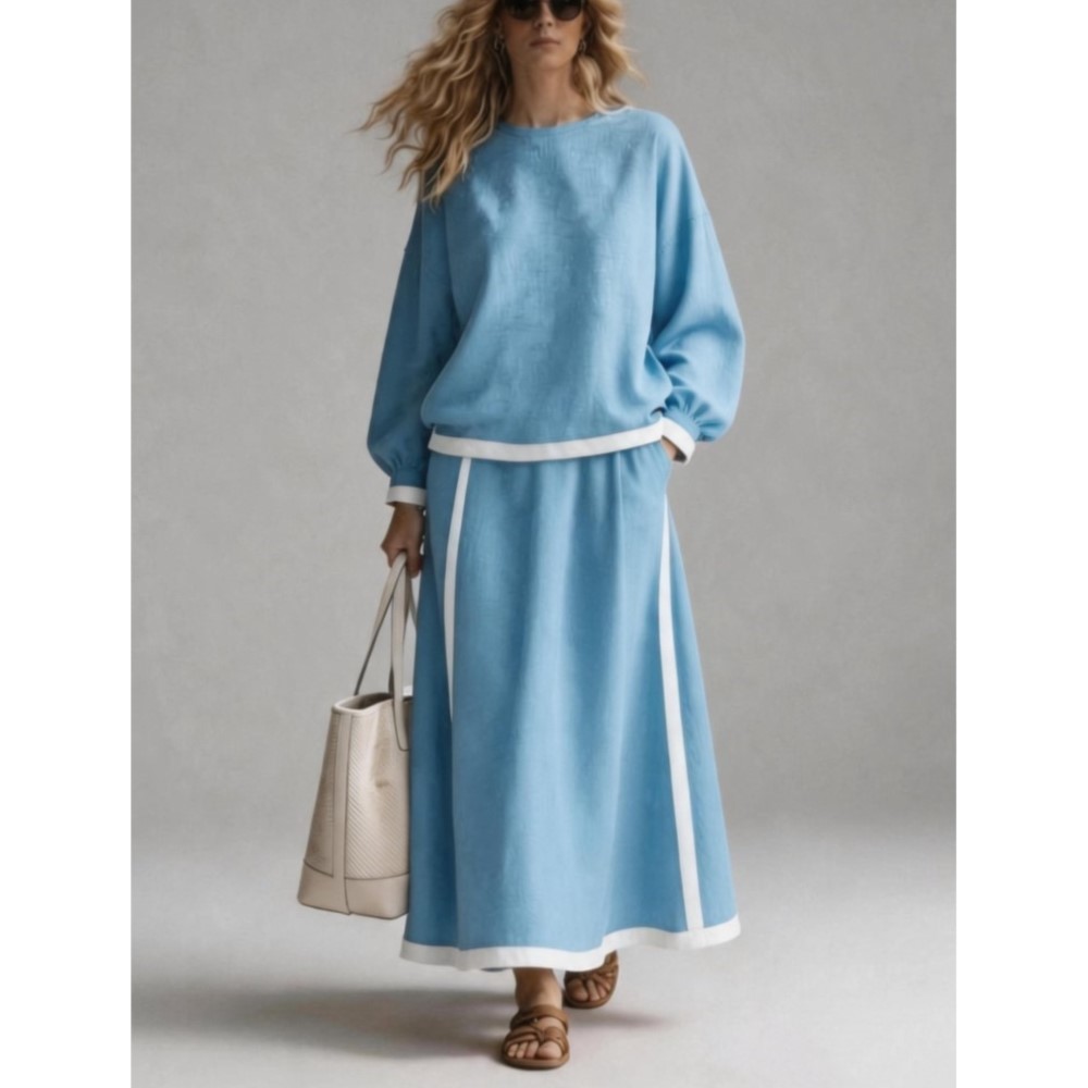 Women'S Fashion Sweatshirts - Ensemble 2 pièces décontracté et tendance
