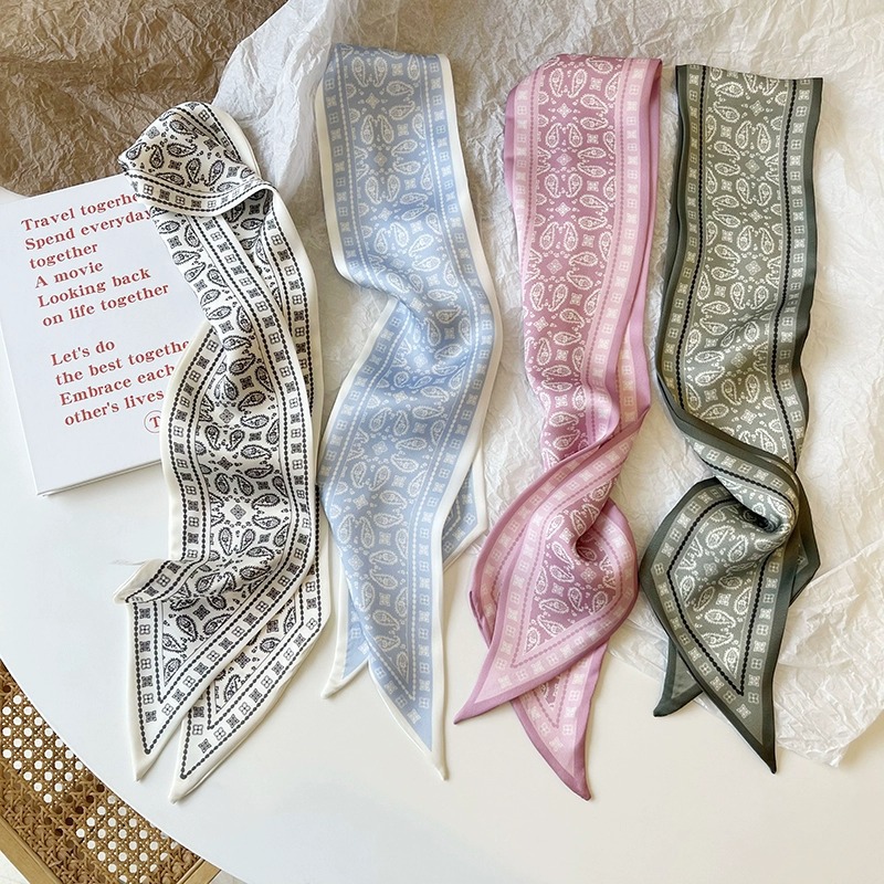 Women Fashion Necktie - Ensemble série foulard en Satin de