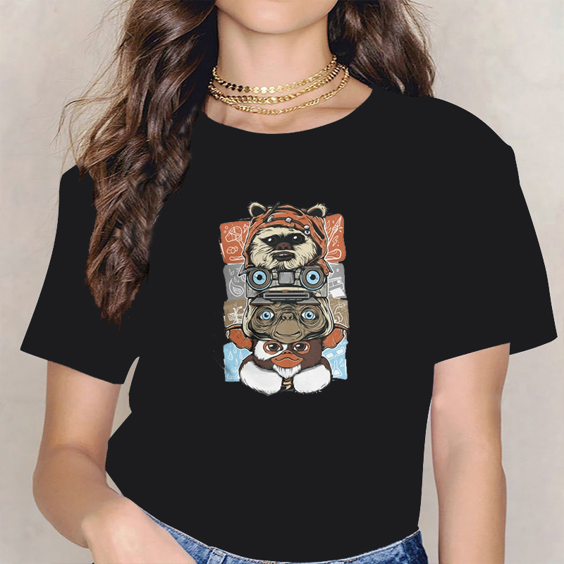 Women'S Fashion In The 80S - T-shirt Gremlins Gizmo Monster Gremlin à
