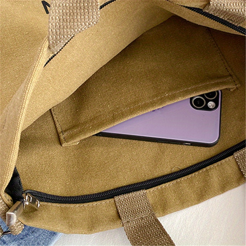 Canvas Tote Bag - Sac fourre-tout en toile japonaise à