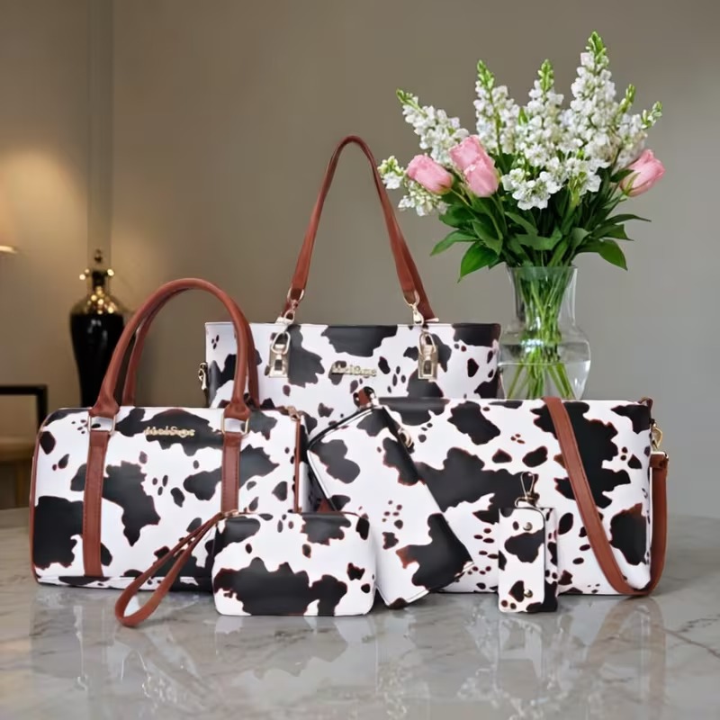 Crossbody Bag Women - Ensemble de 6 sacs fourre-tout en