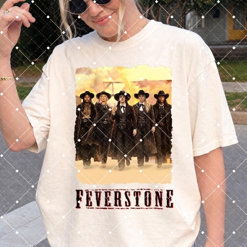 Women'S Fashion Wild West - T-shirt graphique Western Cowgirls Feverstone, T-shirt