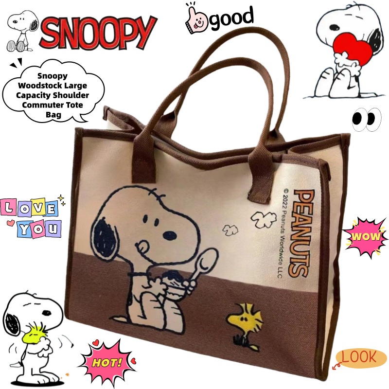Canvas Tote Bag - Sac fourre-tout à bandoulière grande capacité