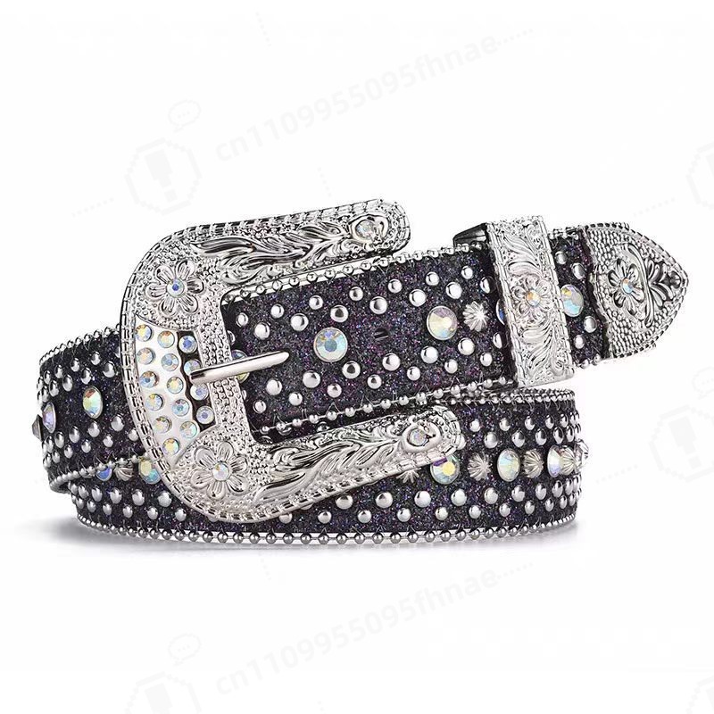 Women'S Fashion Belts - Ceinture en strass style Y2K pour