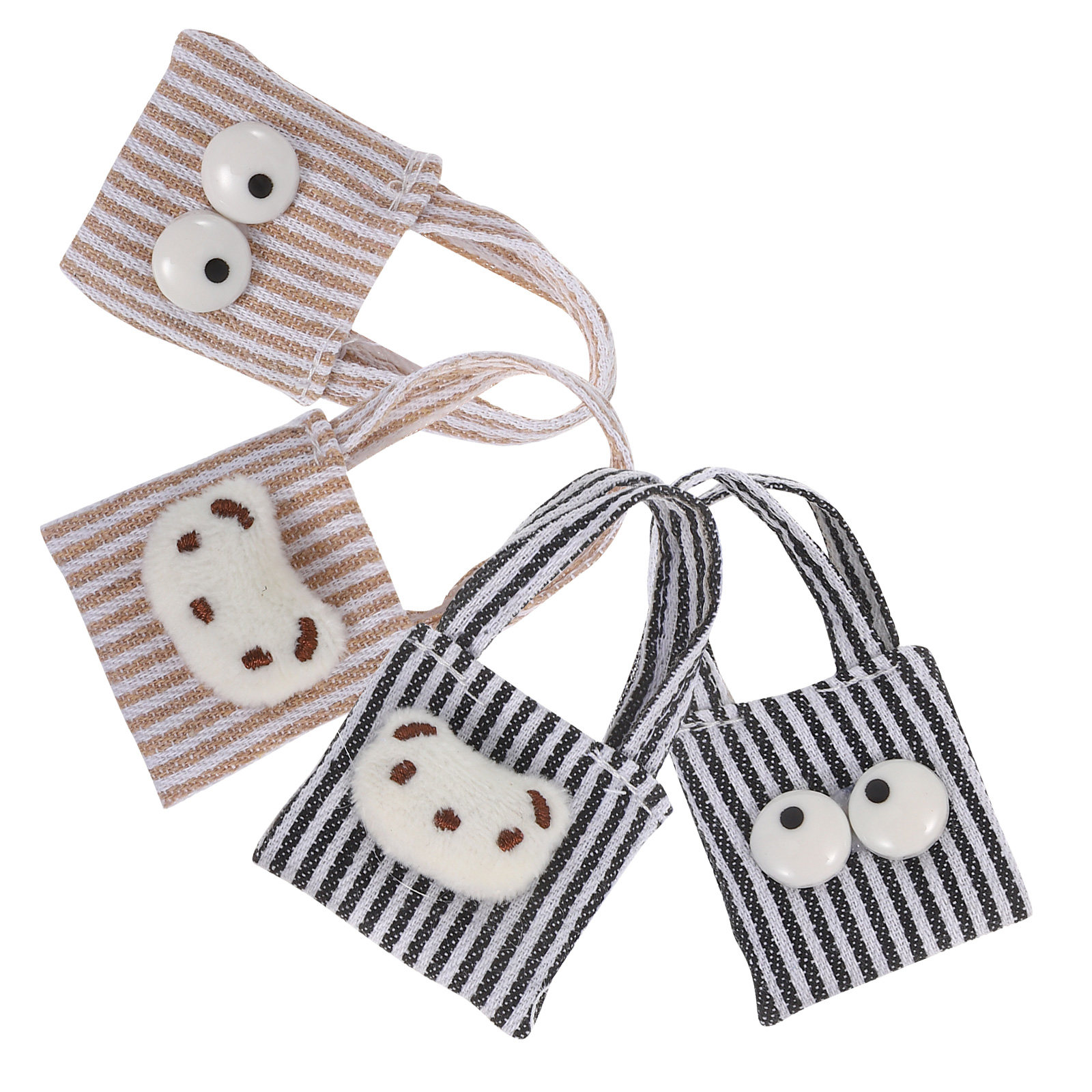 Canvas Tote Bag - 4 sacs à bandoulière miniatures, sacs
