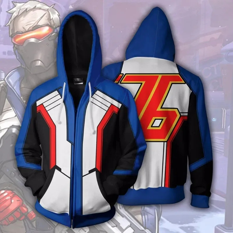 Women'S Fashion Sweatshirts - Nene 2025 Anime jeu Overwatch Genji