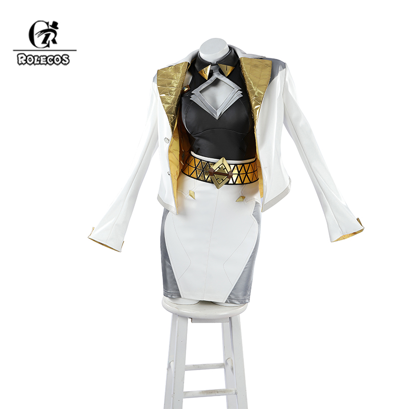 Women'S Fashion Leather Jacket - ROLECOS Costume de Cosplay Domina, Agent