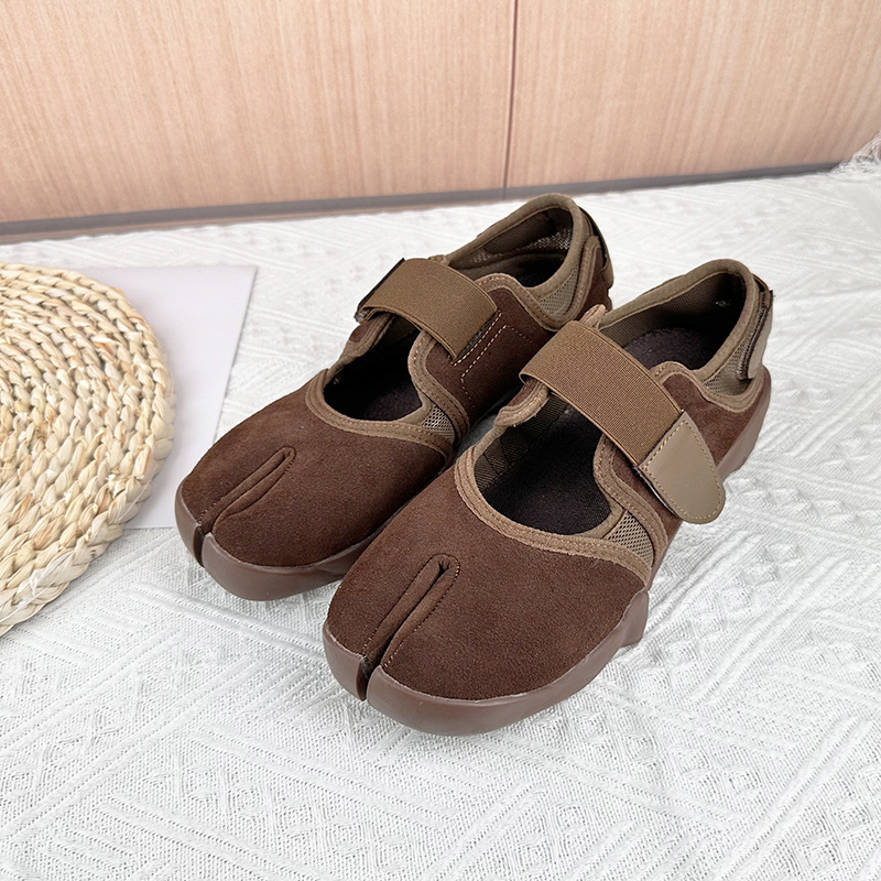 Women'S Fashion Velcro Sneakers - Baskets décontractées pour femmes à bout