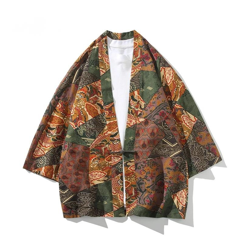 Kimono Cardigan Women - Style ethnique imprimé Yukata hommes femmes