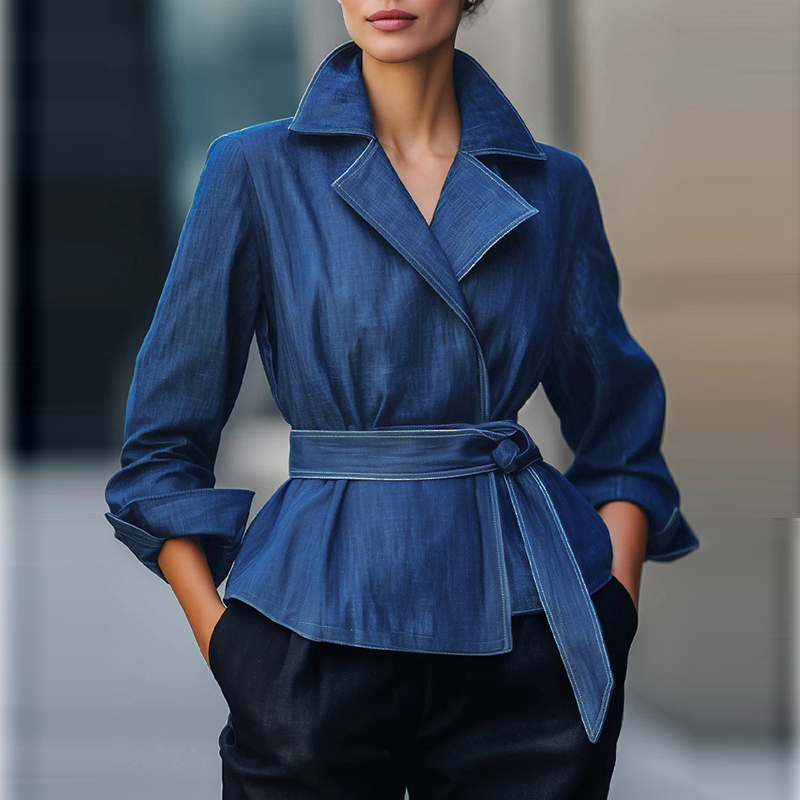 Women'S Fashion Belts - Veste en jean tendance automne-printemps 2026