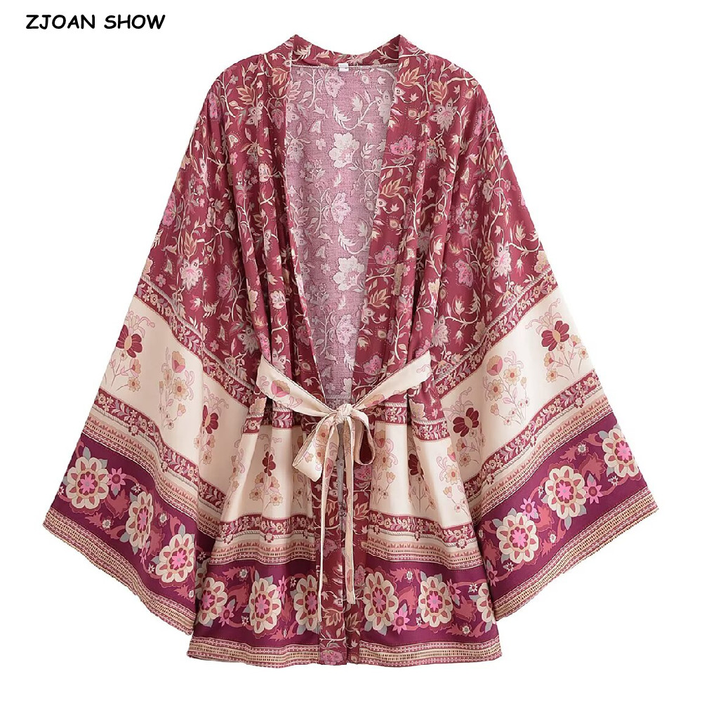 Kimono Cardigan Women - BOHO – chemise Kimono imprimée de