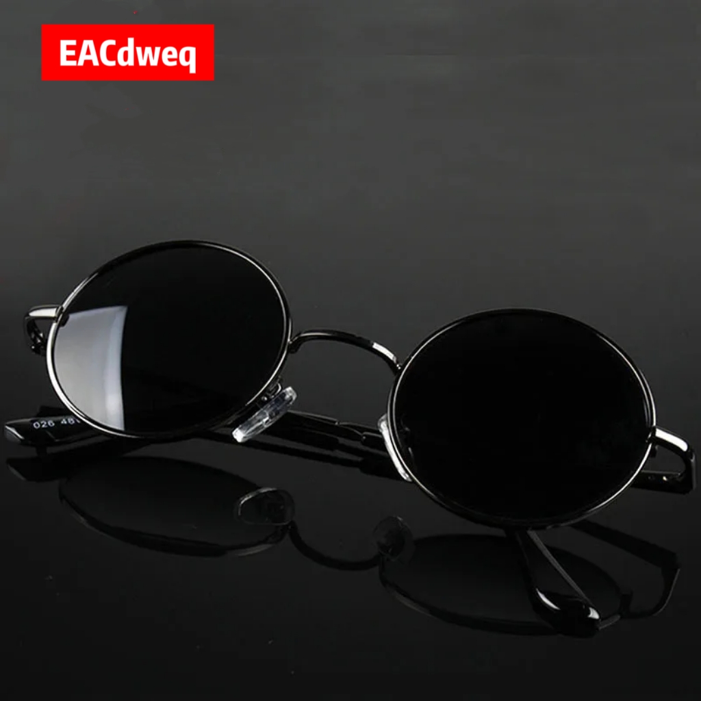 Women'S Fashion Eyeglasses - Lunettes de soleil rondes rétro vintage