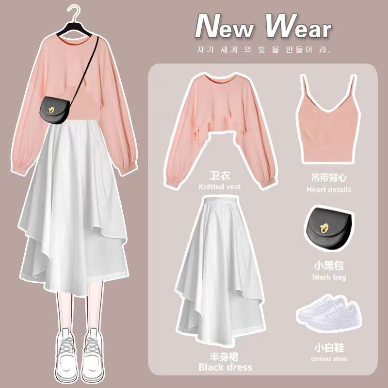 Women'S Fashion Sweatshirts - Costume de mode jupe femme 2025