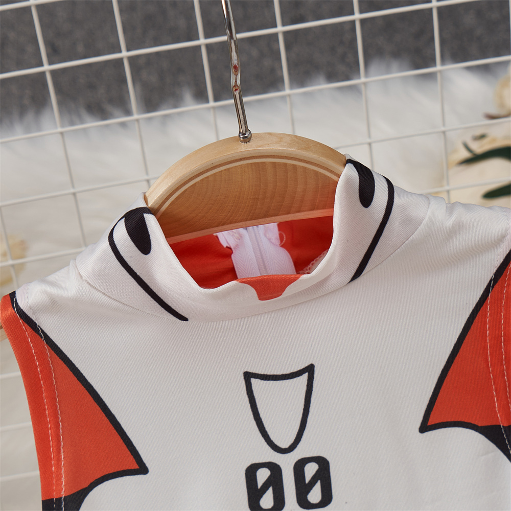 Combinaison blanche imprimée d - Turtleneck Bodysuit avis et prix