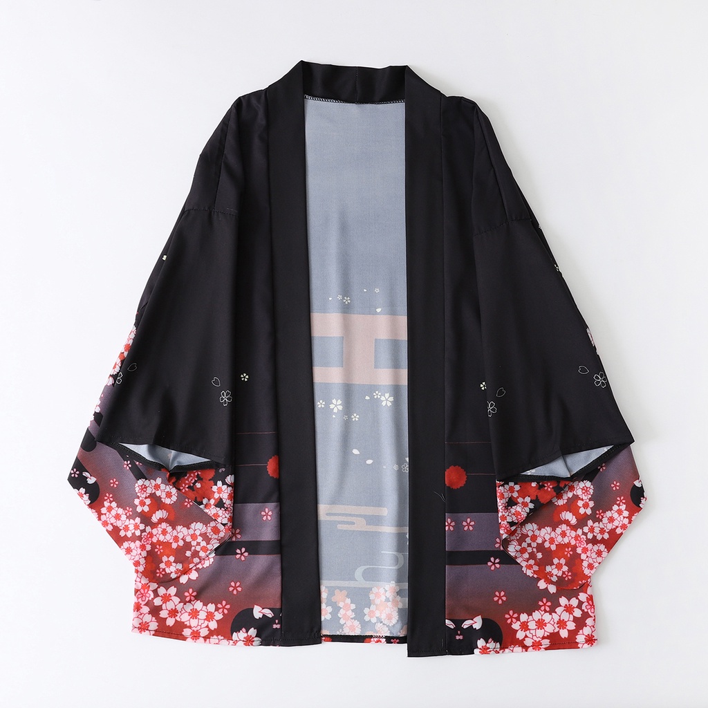 Mode renard imprimé été plage  - Kimono Cardigan Women avis et prix