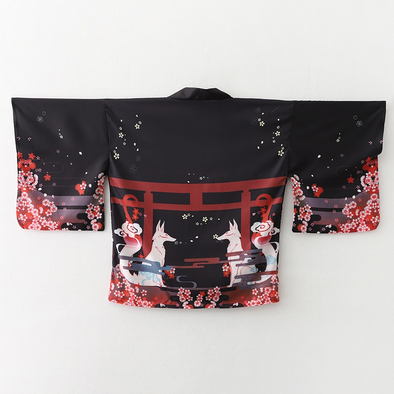 Mode renard imprimé été plage  - Kimono Cardigan Women avis et prix