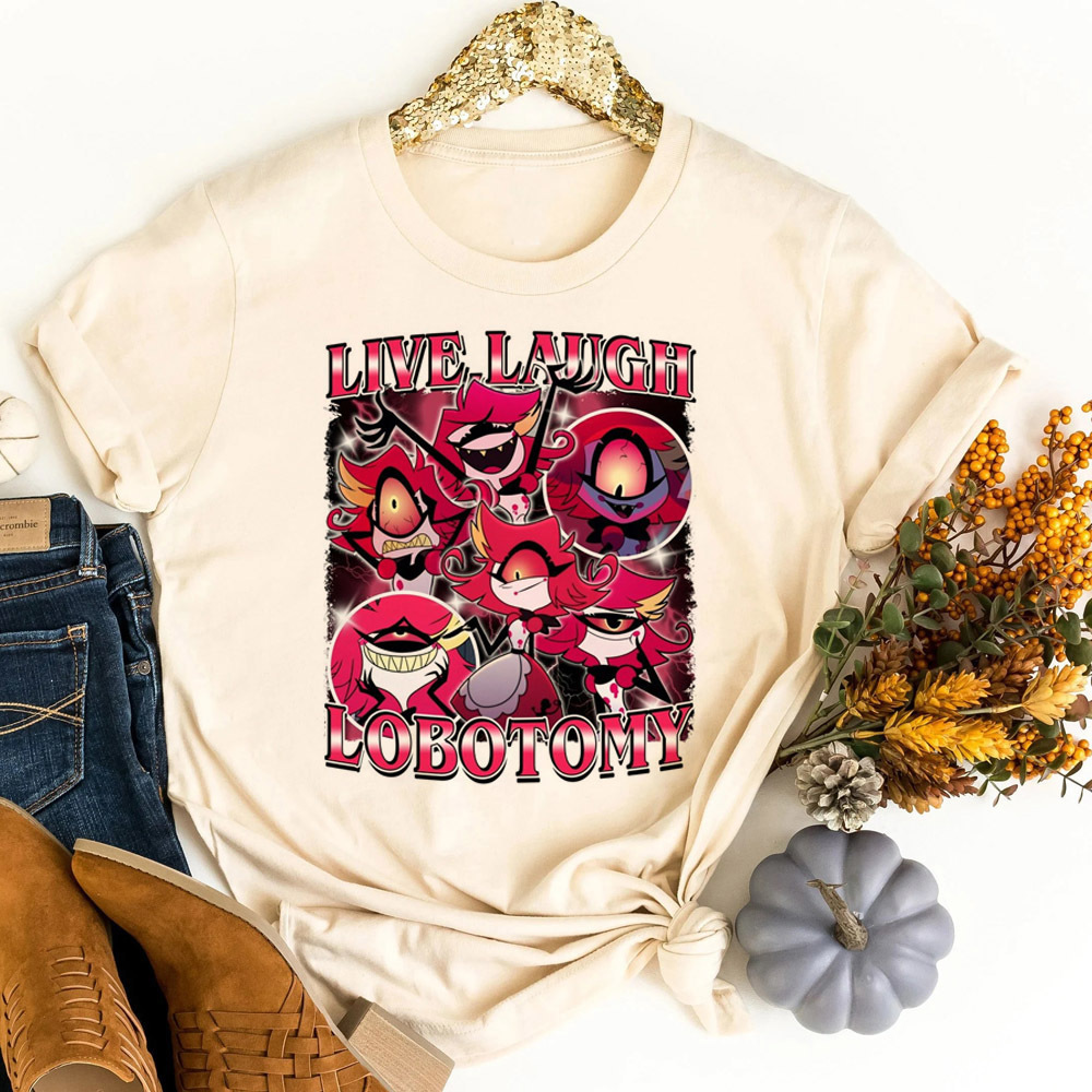 T-shirt Hazbin Hotel shoujo, m - Women'S Fashion In The 80S avis et prix