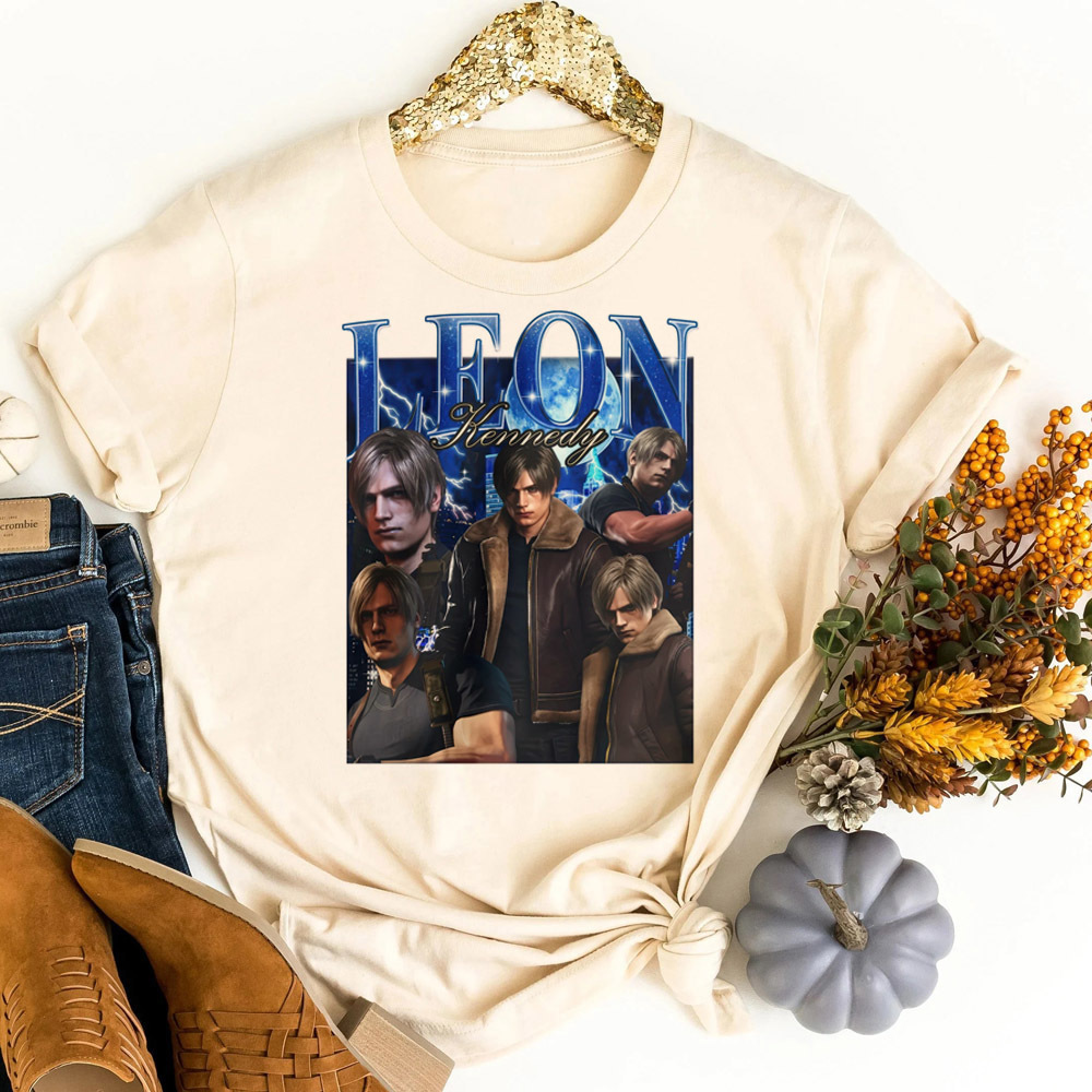 T-shirt Leon Kennedy pour femm - Women'S Fashion In The 80S avis et prix