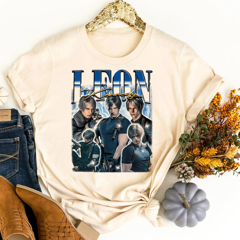 T-shirt Leon Kennedy pour femm - Women'S Fashion In The 80S avis et prix