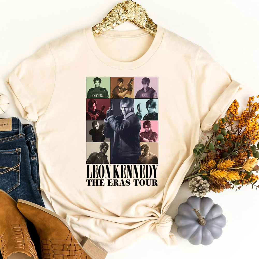 T-shirt Leon Kennedy pour femm - Women'S Fashion In The 80S avis et prix