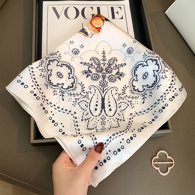 Foulard 100% Soie de Mûrier po - Women Fashion Necktie avis et prix