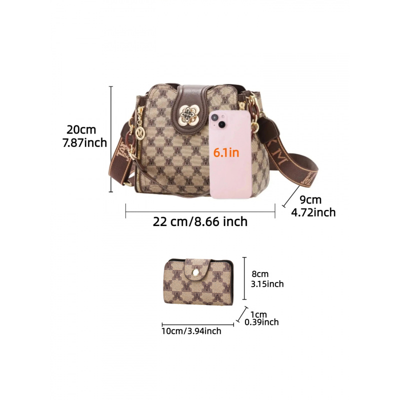 Sac à bandoulière vintage impr - Crossbody Bag Women avis et prix