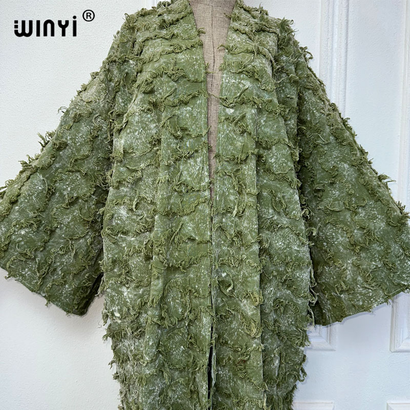 WINYI-Cardigan en coton teint  - Kimono Cardigan Women avis et prix