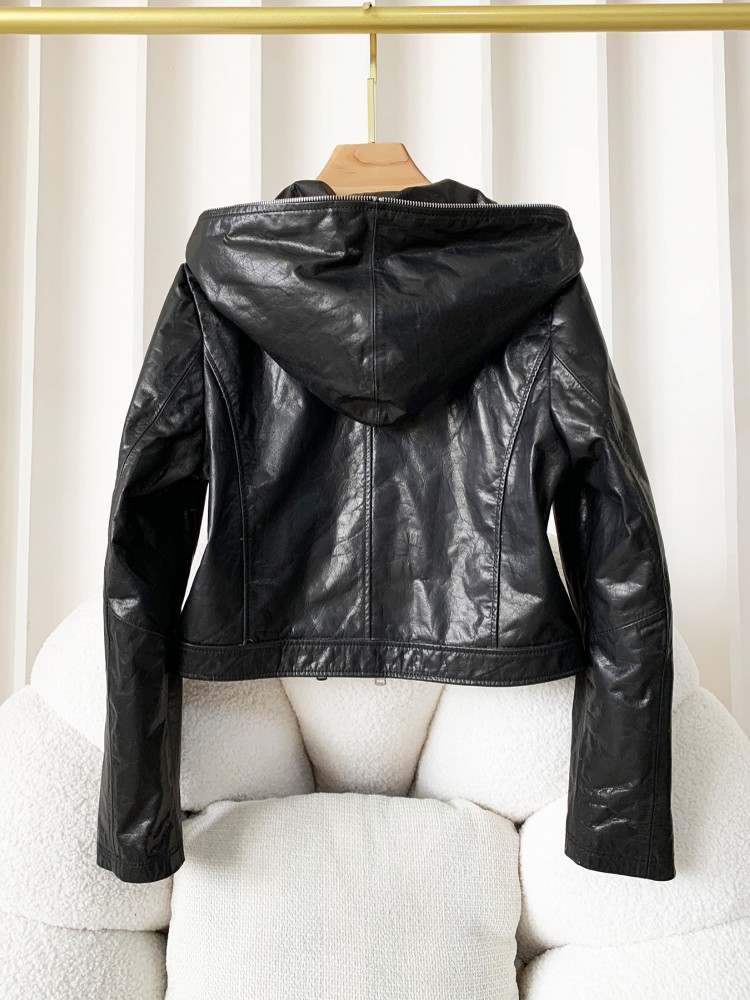 Veste Courte Décontractée pour - Women'S Fashion Leather Jacket avis et prix