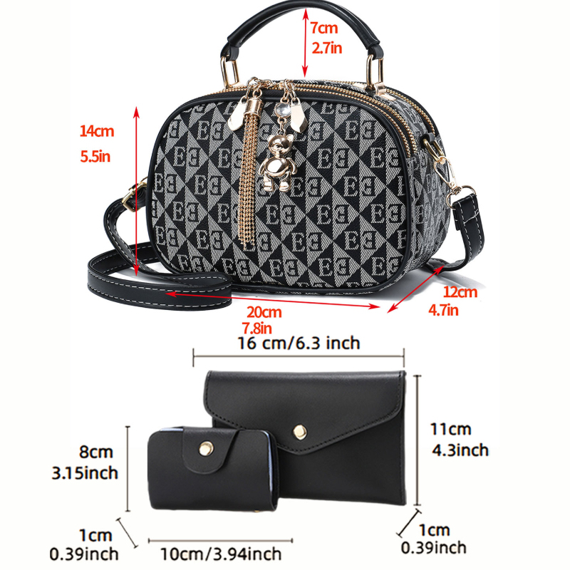 Sacs mini ronds à imprimé lett - Crossbody Bag Women avis et prix
