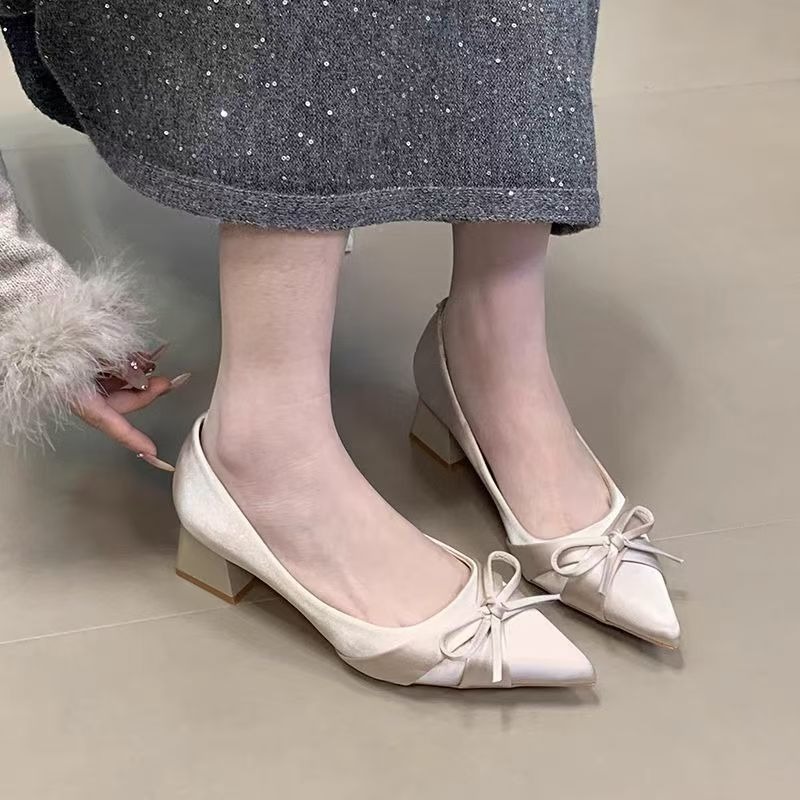 Chaussures simples rétro mi-lo - Women'S Fashion Belts avis et prix