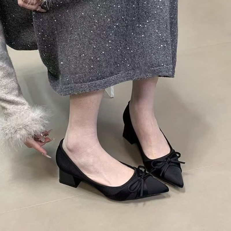 Chaussures simples rétro mi-lo - Women'S Fashion Belts avis et prix