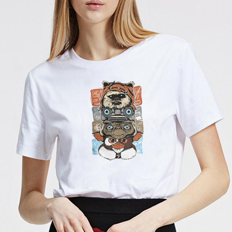 T-shirt Gremlins Gizmo Monster - Women'S Fashion In The 80S avis et prix