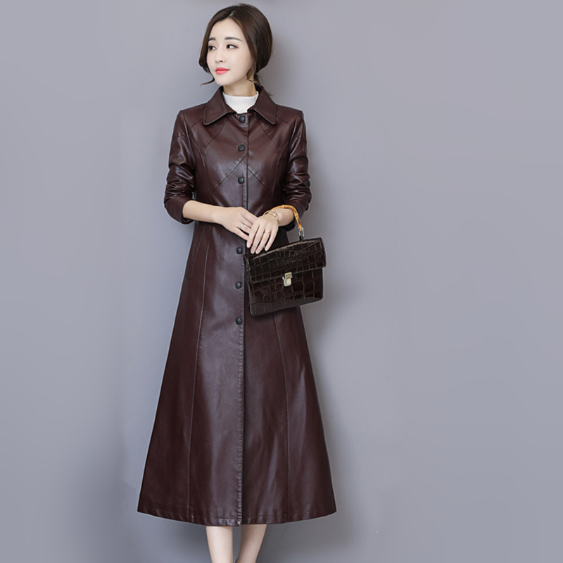 Nouvelle Femmes Manteau en Cui - Women'S Fashion Leather Jacket avis et prix