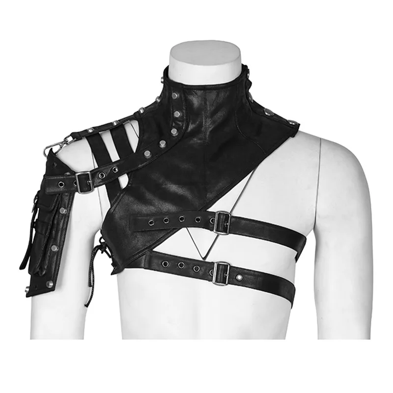 Steampunk – armure en cuir méd - Women'S Fashion Leather Jacket avis et prix