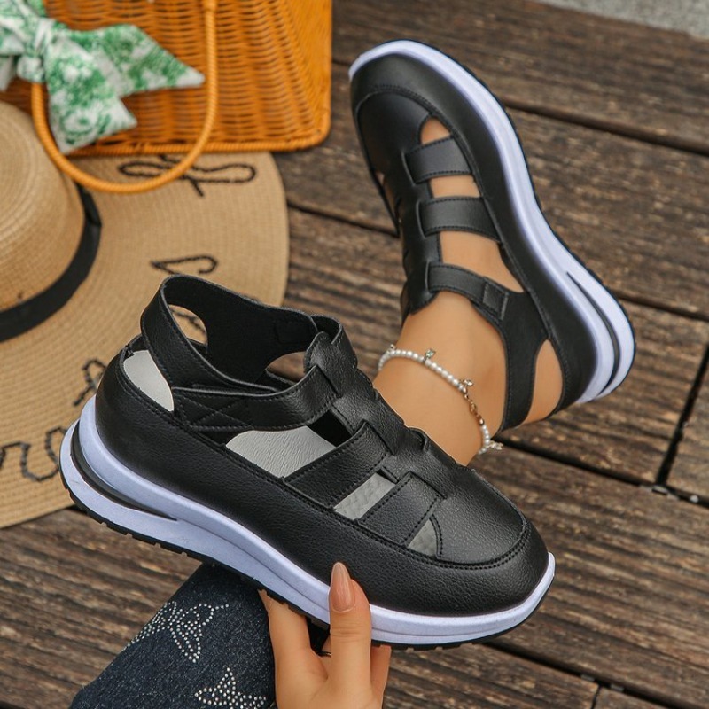 Sandales plateforme pour femme - Women'S Fashion Velcro Sneakers avis et prix