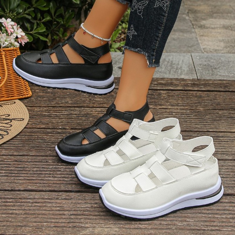 Sandales plateforme pour femme - Women'S Fashion Velcro Sneakers avis et prix