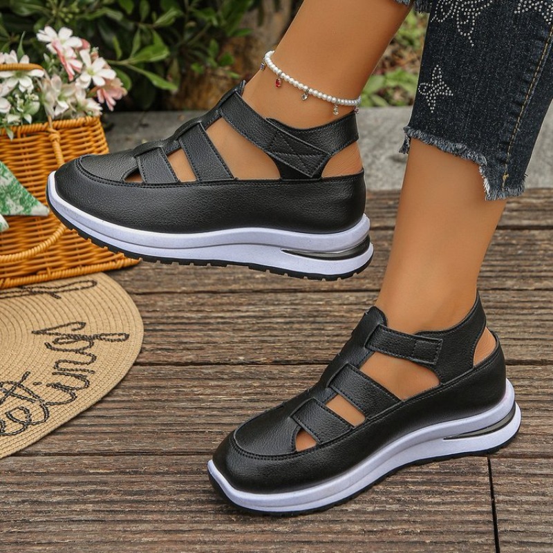 Sandales plateforme pour femme - Women'S Fashion Velcro Sneakers avis et prix