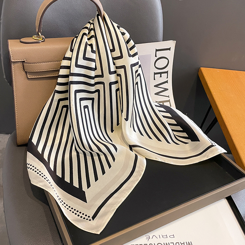 Marque de luxe foulard printem - Women Fashion Necktie avis et prix