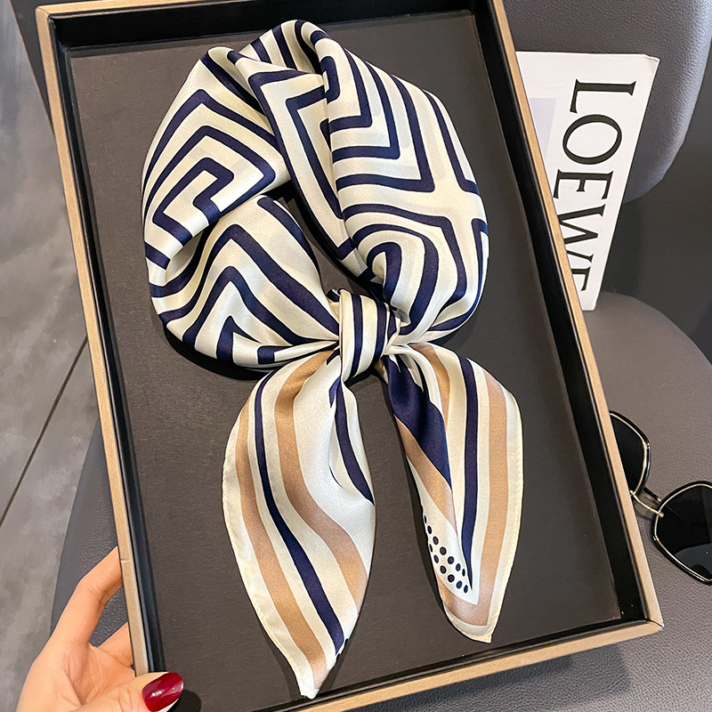 Marque de luxe foulard printem - Women Fashion Necktie avis et prix