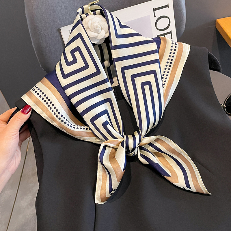 Marque de luxe foulard printem - Women Fashion Necktie avis et prix
