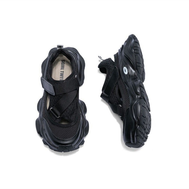 Chaussures de papa creuses et  - Women'S Fashion Velcro Sneakers avis et prix