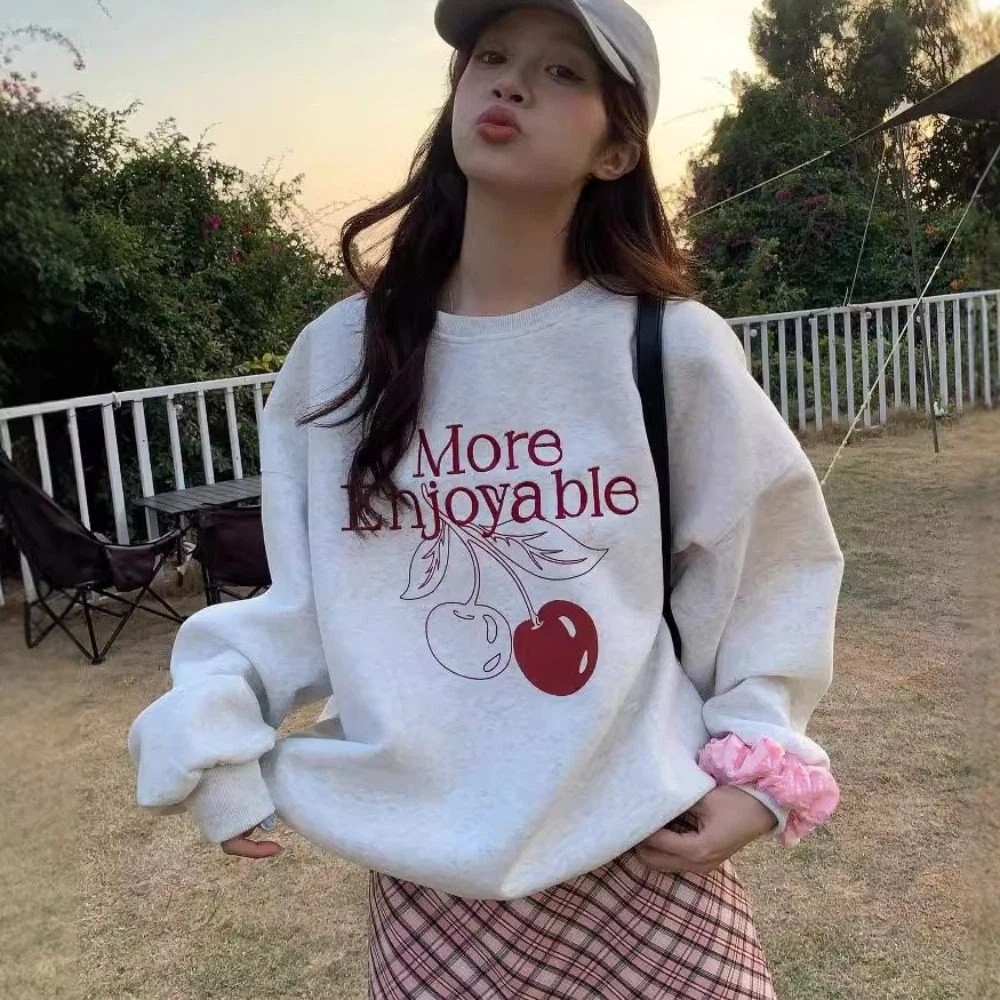 Haut polaire imprimé à manches - Women'S Fashion Sweatshirts avis et prix