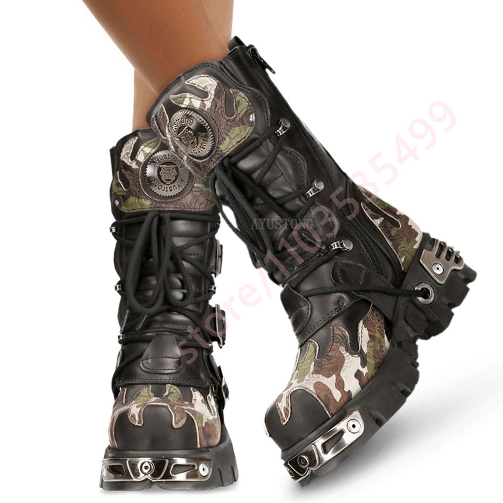 Punk Rock Camouflage ceinture  - Women Fashion Trend 2025 avis et prix