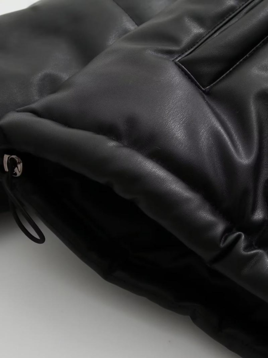 Veste décontractée ample en si - Women'S Fashion Leather Jacket avis et prix