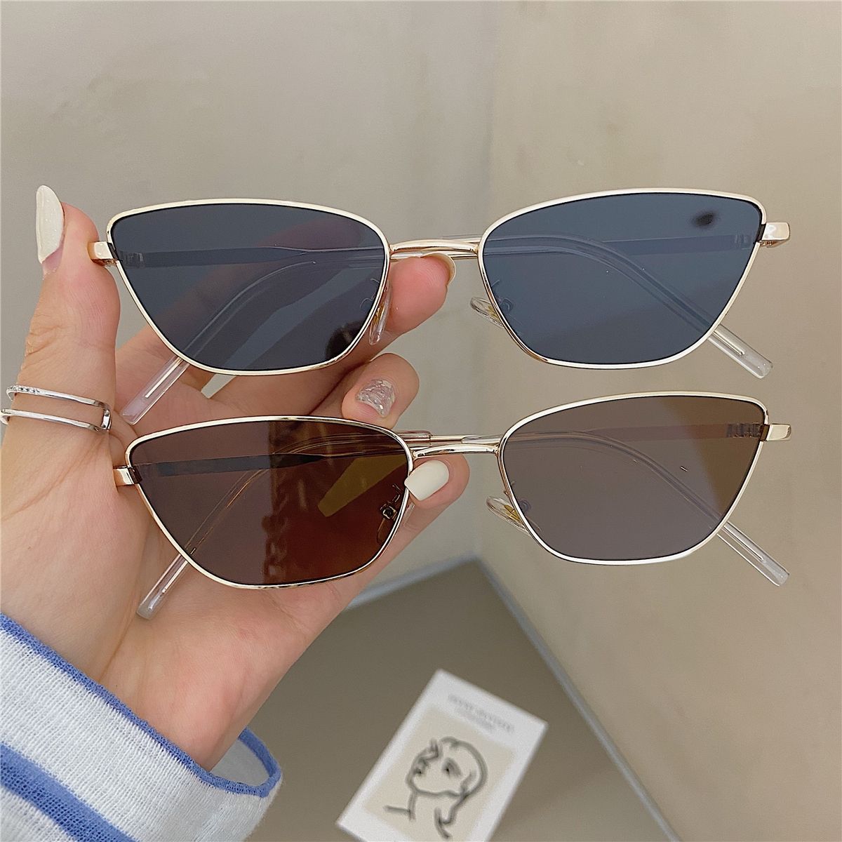 Lunettes de soleil en métal en - Women'S Fashion Eyeglasses avis et prix