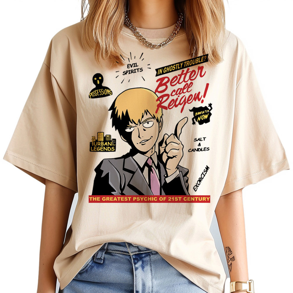 T-shirt Mob Psycho 100 pour fe - Women'S Fashion In The 80S avis et prix