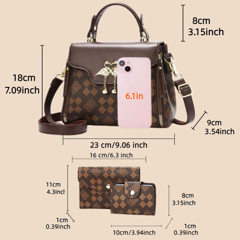 Ensemble de 3 sacs pour femme, - Crossbody Bag Women avis et prix